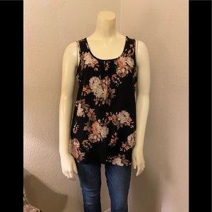 Floral beautiful tank